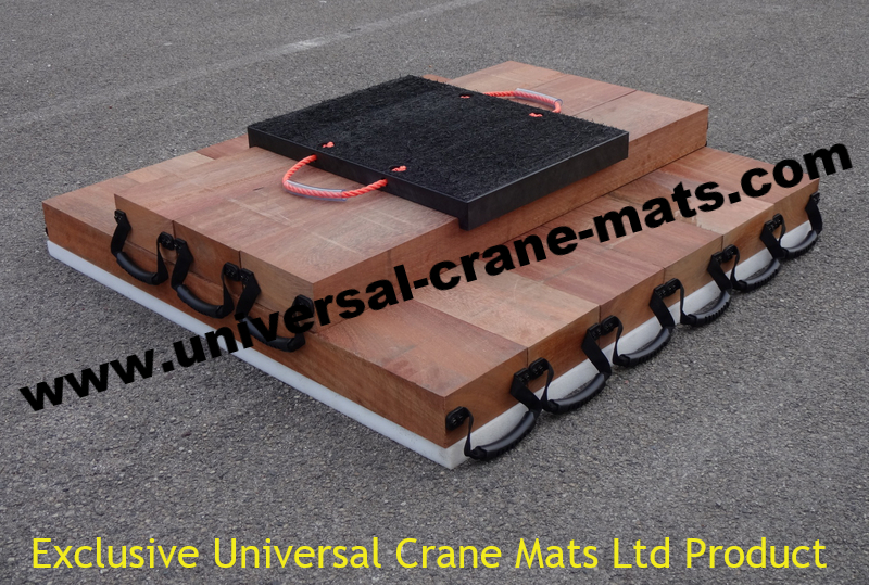 1/50 Weathered Round Outrigger Mats for Cranes and Concrete Pumps